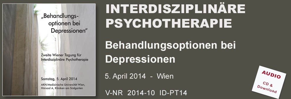 2014-10 Wiener Tagung Interdisziplinäre Psychotherapie